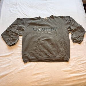 Vintage green Disney crew neck sweatshirt